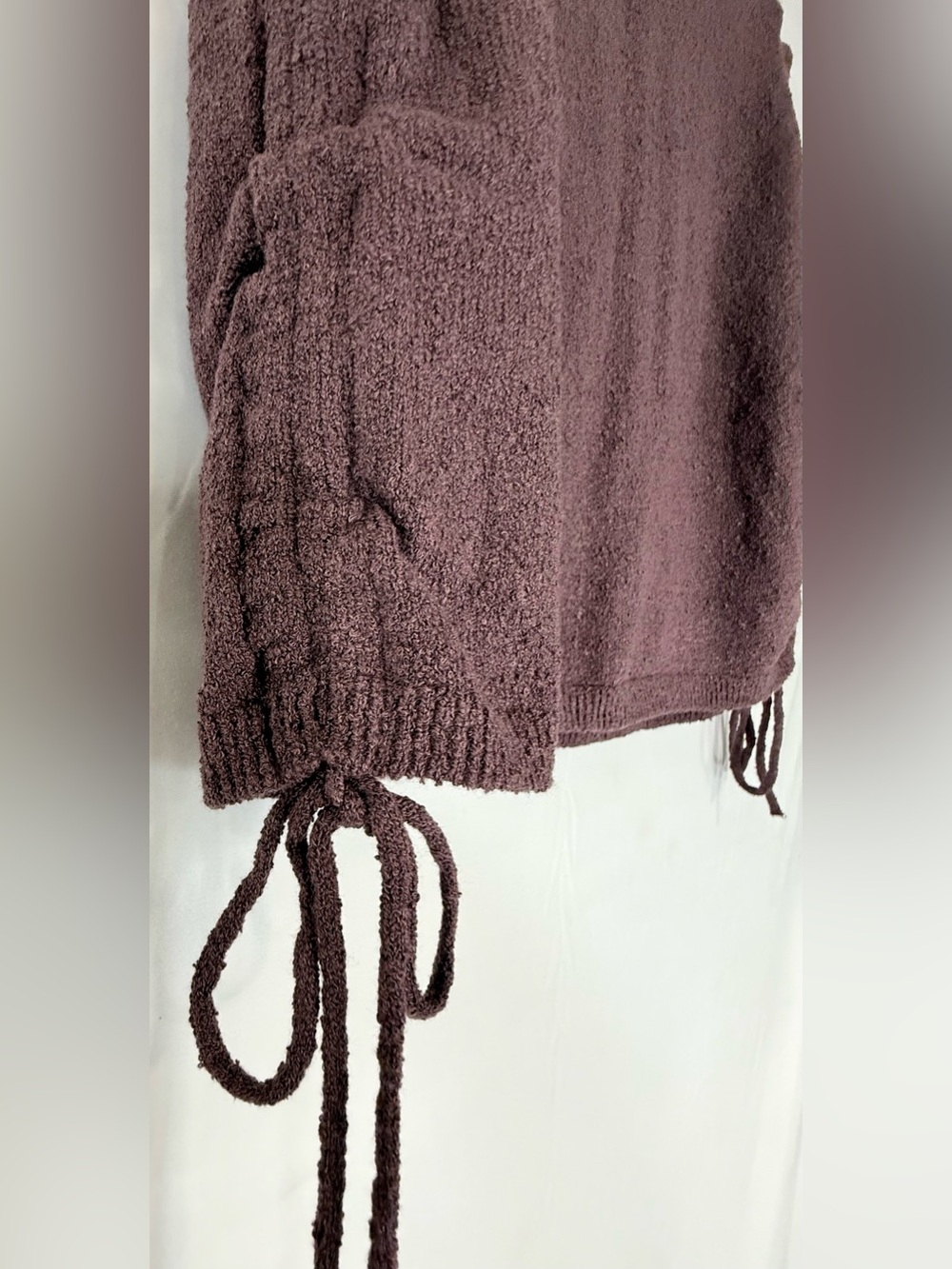 Free People Beach Adjustable Ruched Mini Skirt in Lavender Gray - Picture 10 of 16